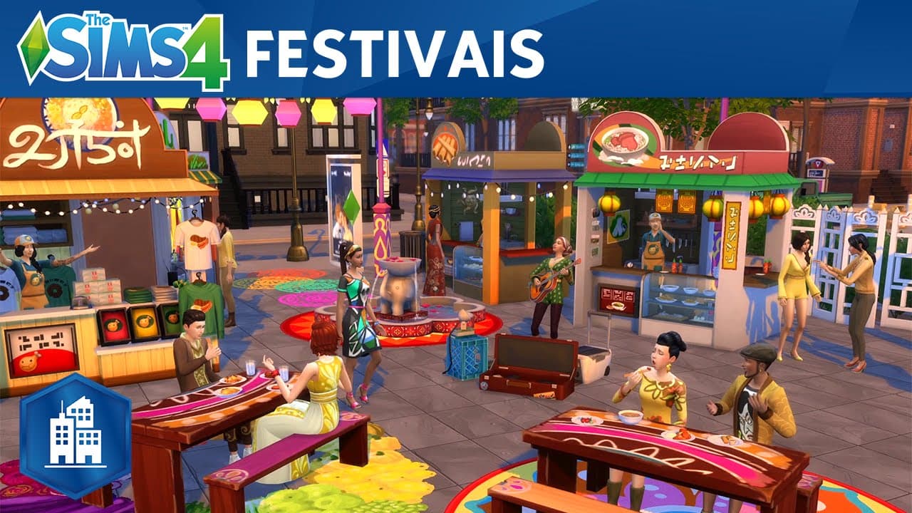 The Sims 4 Vida na Cidade: Trailer Oficial dos Festivais